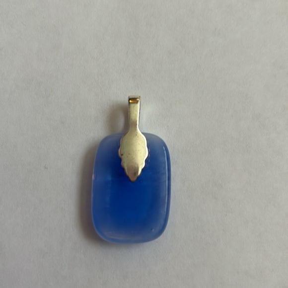 Blue stone pendant for necklace - Picture 7 of 8